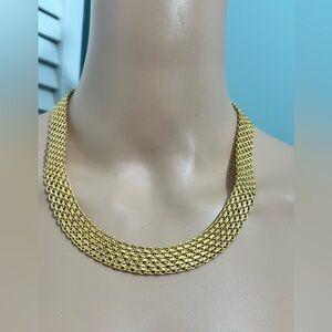 STUNNING Necklace Marked ITALY 18K GP